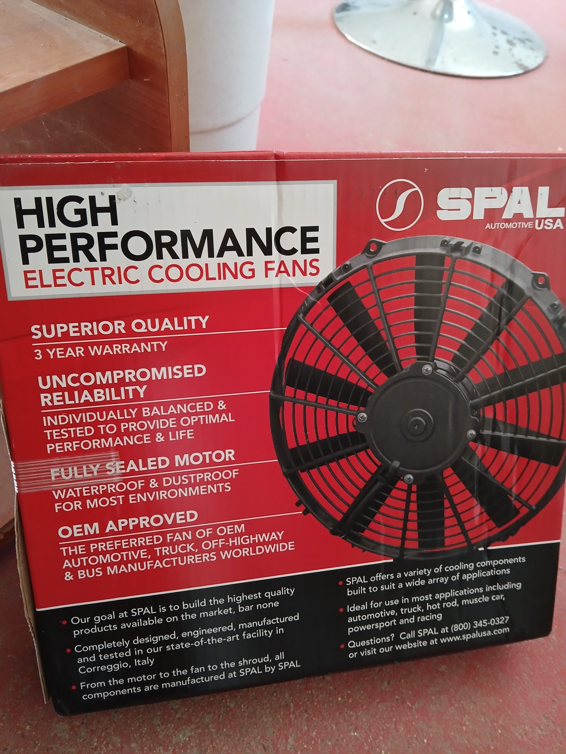 SPAL Slim Fan 12" For Civic 88-00
