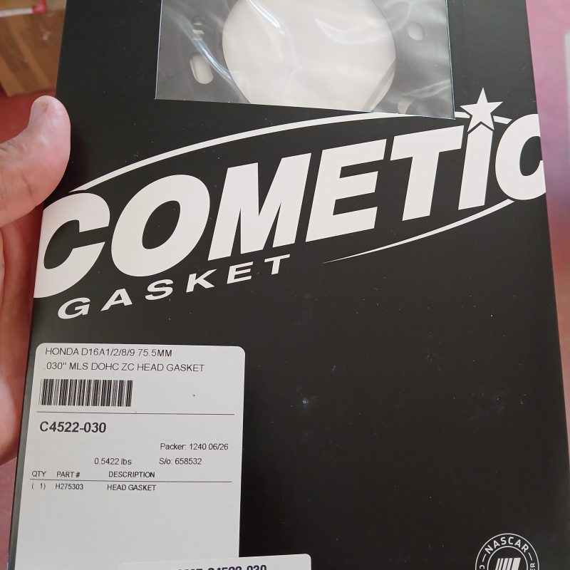 Junta de Cabeça Cometic .030" 75.5mm  D16a9
