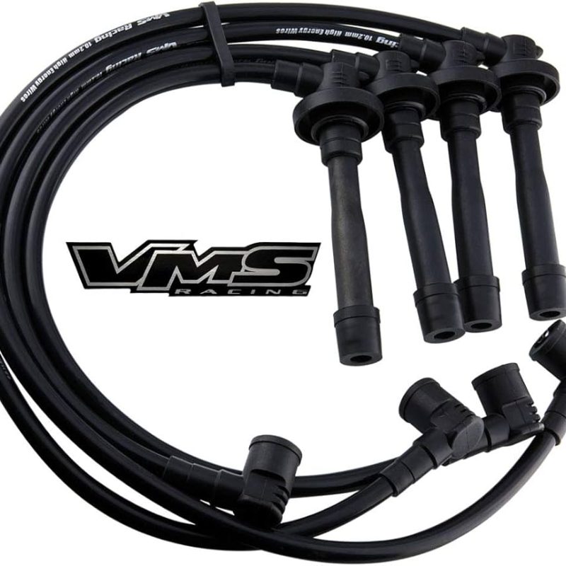 VMS Racing Black plug Wire 10.2mm Civic 92-00 D/B Series